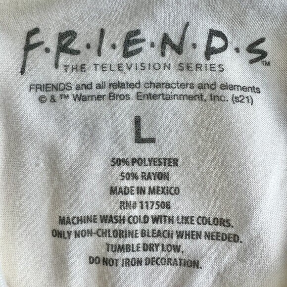 FRIENDS Tank Top (Large) Ivory 90s Sitcom TV Show Central Perk NWT - Picture 6 of 6